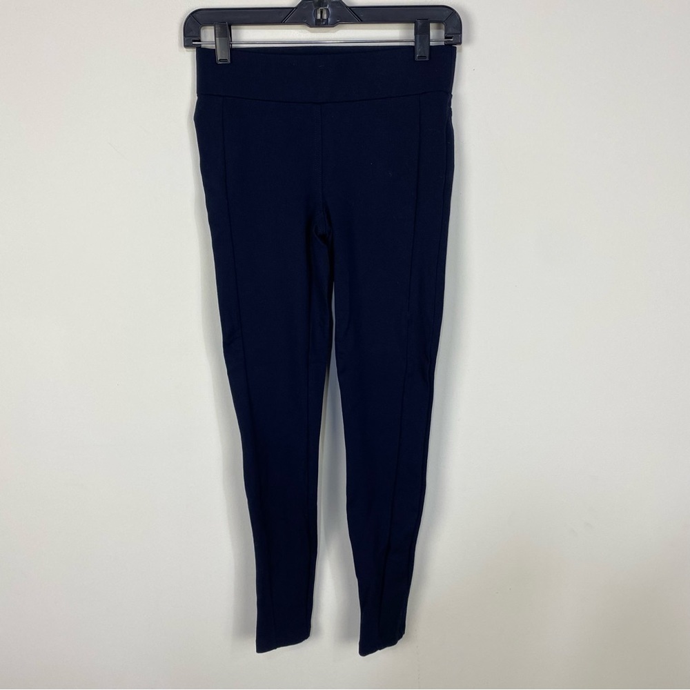 Loft navy blue pull on dressy leggings dress pants